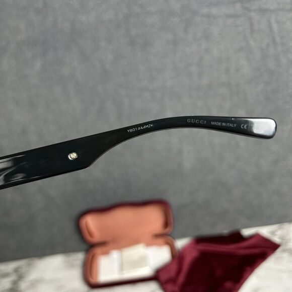 Gucci Men's Sunglasses Nylon Lens Havana Plastic Pilot Shaped Frame GG0900S 005 - Picture 7 of 15